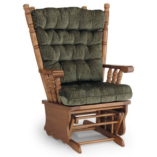 glider rocking chair cushions Combined Kitchen and Living Room